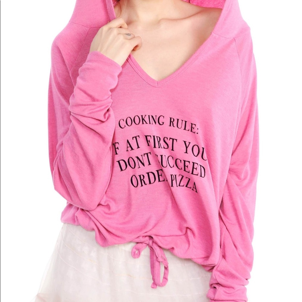 Pink wild fox hoodie